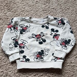 Disney Kids Sweatshirt with Mickey Mouse